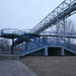 Zakończenie remontu kładki dla pieszych przy ul. Mielczarskiego. / Stanisław Blinstrub / Radio Kielce