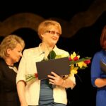 Wręczenie statuetki Anioł Dobroczynności Teresa Gajewska, przedsiębiorca i społecznik z Opatowa / Stanisław Blinstrub / Radio Kielce