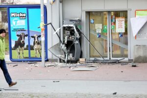 Eksplozja bankomatu na Ślichowicach / Stanisław Blinstrub / Radio Kielce