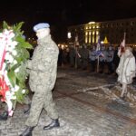 Capstrzyk przed Dniem Niepodległości - wieniec od Wojewody Świętokrzyskiego / Stanisław Blinstrub / Radio Kielce