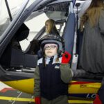 Wizyta w bazie śmigłowcowej służby ratownictwa medycznego Lotniczego Pogotowia Ratunkowego / Stanisław Blinstrub / Radio Kielce