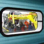 Wizyta w bazie śmigłowcowej służby ratownictwa medycznego Lotniczego Pogotowia Ratunkowego / Stanisław Blinstrub / Radio Kielce