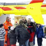 Wizyta w bazie śmigłowcowej służby ratownictwa medycznego Lotniczego Pogotowia Ratunkowego / Stanisław Blinstrub / Radio Kielce