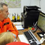 Wizyta w bazie śmigłowcowej służby ratownictwa medycznego Lotniczego Pogotowia Ratunkowego / Stanisław Blinstrub / Radio Kielce