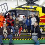 Wizyta w bazie śmigłowcowej służby ratownictwa medycznego Lotniczego Pogotowia Ratunkowego / Stanisław Blinstrub / Radio Kielce