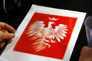 Dzień Dobry Dzieci w Święto Niepodległości z udziałem Wojewody Bożentyny Pałki-Koruby, Marszałka Adama Jarubasa i historyka z Muzeum Historii Kielc Krzysztofa Myslińskiego / Stanisław Blinstrub / Radio Kielce