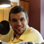 Dzień Dobry Dzieci odwiedzili piłkarze ręczni Vive Targów Kielce Grzegorz Tkaczyk i Michał Jurecki / Stanisław Blinstrub / Radio Kielce