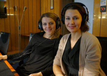 Anna Popek i Magdalena Krupa w studiu Radia Kielce / Radio Kielce