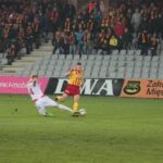 Fragment meczu Korona Kielce - Widzew Łódź / Krzysztof Żołądek / Radio Kielce