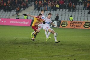 Fragment meczu Korona Kielce - Widzew Łódź / Krzysztof Żołądek / Radio Kielce