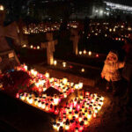 Dzień Wszystkich Świętych. Cmentarz Partyzancki w Kielcach. / Wojciech Habdas / Radio Kielce