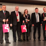 Konferencja "Bezpieczny Stadion". Gala Fair Play, podczas której wręczone zostały prestiżowe statuetki za pracę na rzecz poprawy bezpieczeństwa na stadionach piłkarskich. / Wojciech Habdas / Radio Kielce