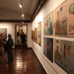 Kielce 2013/ O51 - wystawa absolwentów kieleckiego Plastyka, którzy ukończyli tę szkołę w 1982 roku. / Wojciech Habdas / Radio Kielce