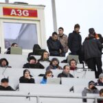 Na trybunie prasowej były wolne miejsca / Kamil Król / Radio Kielce