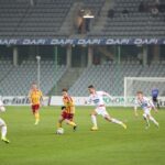 Fragment meczu Korona Kielce - Widzew Łódź / Kamil Król / Radio Kielce