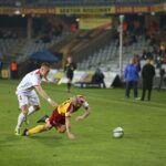 Fragment meczu Korona Kielce - Widzew Łódź / Kamil Król / Radio Kielce