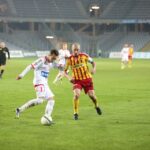 Fragment meczu Korona Kielce - Widzew Łódź / Radio Kielce