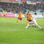 Fragment meczu Korona Kielce - Widzew Łódź / Radio Kielce