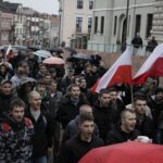 Marsz Niepodległości przeszedł ulicami Kielc. Zorganizował go Ruch Narodowy Świętokrzyskie / Kamil Król / Radio Kielce