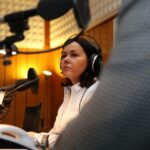 Prowadząca audycje Małgorzata Pirosz / Stanisław Blinstrub / Radio Kielce