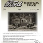 1939 Ford 922A, PICKUP z kolekcji mieszkańca Końskich Adama Kwiela. / arch. prywatne