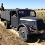 Ciężki transportowy Opel Blitz z kolekcji mieszkańca Końskich Adama Kwiela. / arch. prywatne