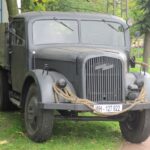 Ciężki transportowy Opel Blitz z kolekcji mieszkańca Końskich Adama Kwiela. / arch. prywatne