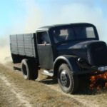 Ciężki transportowy Opel Blitz z kolekcji mieszkańca Końskich Adama Kwiela. / arch. prywatne