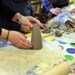 Wystawa i produkcja ozdób z ceramiki w Muzeum Zabawek i Zabawy w Kielcach / Stanisław Blinstrub / Radio Kielce