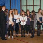 Spotkanie wigilijne w II LO im. J. Śniadeckiego / Stanisław Blinstrub / Radio Kielce