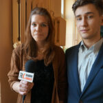 Spotkanie wigilijne w II LO im. J. Śniadeckiego / Stanisław Blinstrub / Radio Kielce