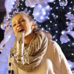 6 grudnia nagrywaliśmy materiał do klipu "Naszej pastorałki". Wokalistka z DK "Zameczek" Małgorzata Bieniek / WB / Radio Kielce