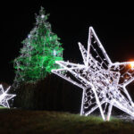 Świąteczne ozdoby na al. Solidarności  przyciągnęły uwagę pani Agaty / Agata