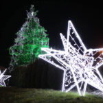 Świąteczne ozdoby na al. Solidarności  przyciągnęły uwagę pani Agaty / Agata