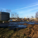 awaria w opatowskiej oczyszczalni ścieków / Teresa Czajkowska / Radio Kielce