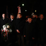 Przedstawiciele NSZZ "Solidarność" oraz władz samorządowych i organizacji społecznych złożyli kwiaty przed tablicą upamiętniającą powstanie "Solidarności". / Wojciech Habdas / Radio Kielce