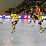 13.12.2013. Fragment meczu Vive Targi Kielce - Piotrkowianin Piotrków Trybunalski / Radio Kielce