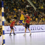 13.12.2013. Fragment meczu Vive Targi Kielce - Piotrkowianin Piotrków Trybunalski / Radio Kielce