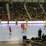 13.12.2013. Fragment meczu Vive Targi Kielce - Piotrkowianin Piotrków Trybunalski / Wojciech Habdas / Radio Kielce