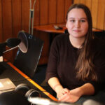 Ania Kaczmarczyk, 16 letnia stypendystka z II LO w Kielcach / Wojciech Habdas / Radio Kielce