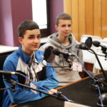 W programie "Na każdą pogodę" gościliśmy stypendystę  Huberta Długosza, z mamą Elą, dziadkiem Kazimierzem i kolegą Karolem / Wojciech Habdas / Radio Kielce