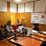 W Rozmowie Dnia gościliśmy dyrektor II LO Bożenę Potocką oraz uczniów Agatę, Klaudię, Patrycję i Adriana. / Wojciech Habdas / Radio Kielce