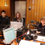 W Rozmowie Dnia gościliśmy dyrektor II LO Bożenę Potocką oraz uczniów Agatę, Klaudię, Patrycję i Adriana. / Wojciech Habdas / Radio Kielce