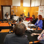 Gośćmi Radia Kielce są prof. Marzena Iwanicka, Alicja, Agata, Asia, Paulina i Mikołaj oraz Świętokrzyski Kurator Oświaty Małgorzata Muzoł. / Wojciech Habdas / Radio Kielce