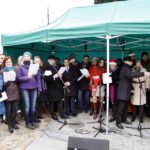 Kolędowanie na Kieleckim Rynku i Betlejemskie Światło Pokoju. / Stanisław Blinstrub / Radio Kielce