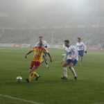 Fragment meczu Korona Kielce - Podbeskidzie Bielsko-Biała / Kamil Król / Radio Kielce