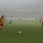 Fragment meczu Korona Kielce - Podbeskidzie Bielsko-Biała / Kamil Król / Radio Kielce