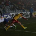 Fragment meczu Korona Kielce - Podbeskidzie Bielsko-Biała / Kamil Król / Radio Kielce