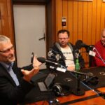 Od lewej: poseł Platformy Obywatelskiej Lucjan Pietrzczyk, szef SLD w regionie Andrzej Szejna i Grzegorz Banaś z Solidarnej Polski / Radio Kielce