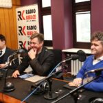 Od lewej: poseł PSL Jarosław Górczyński, poseł Twojego Ruchu Sławomir Kopyciński i senator Prawa i Sprawiedliwości Krzysztof Słoń / Radio Kielce